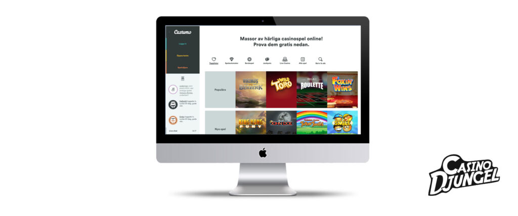 Casumo Casino desktop