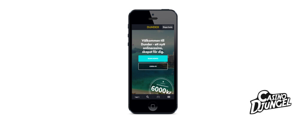 Dunder Casino mobilcasino