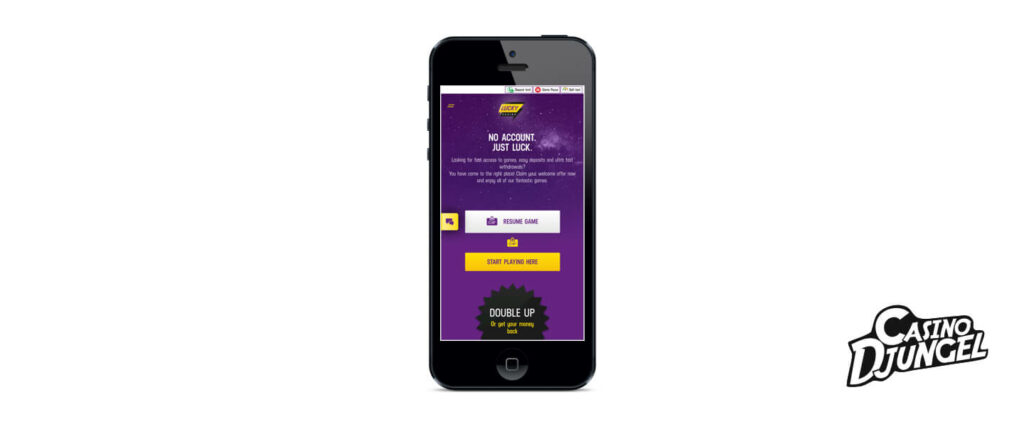 lucky casino i mobilen