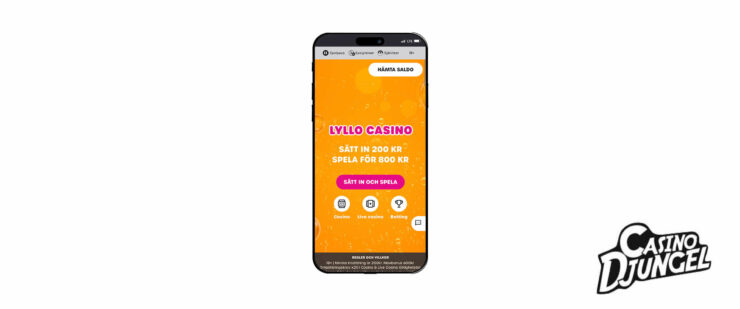 Lyllo casino mobilen