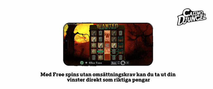 Free spins utan omsättningskrav