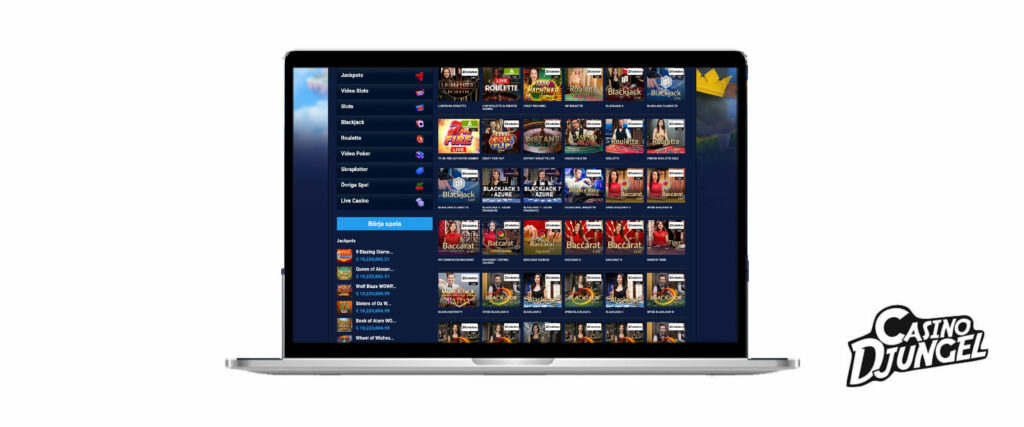 Kungaslottet spelutbud